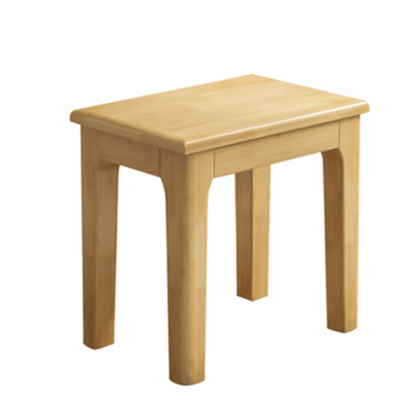 17.7 Inch Height Modern Seating Bench Solid Wood Bench with Legs