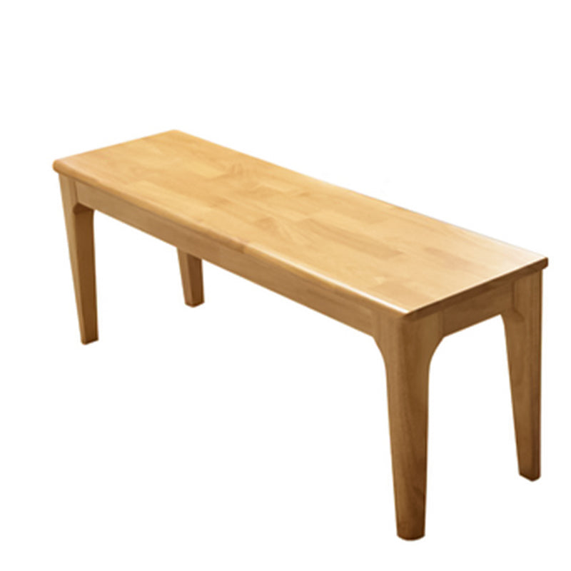 17.7 Inch Height Modern Seating Bench Solid Wood Bench with Legs