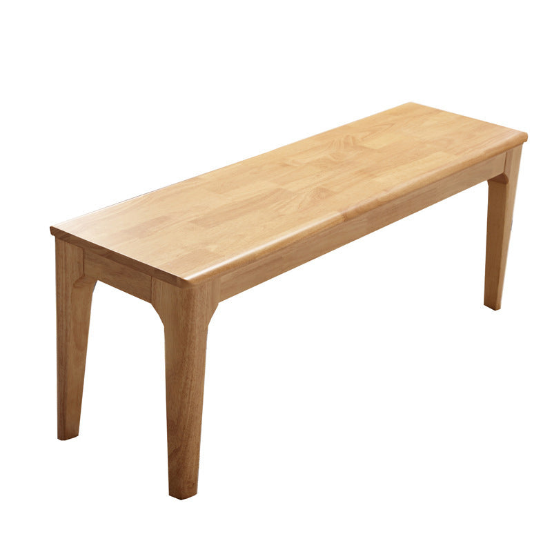 17.7 Inch Height Modern Seating Bench Solid Wood Bench with Legs