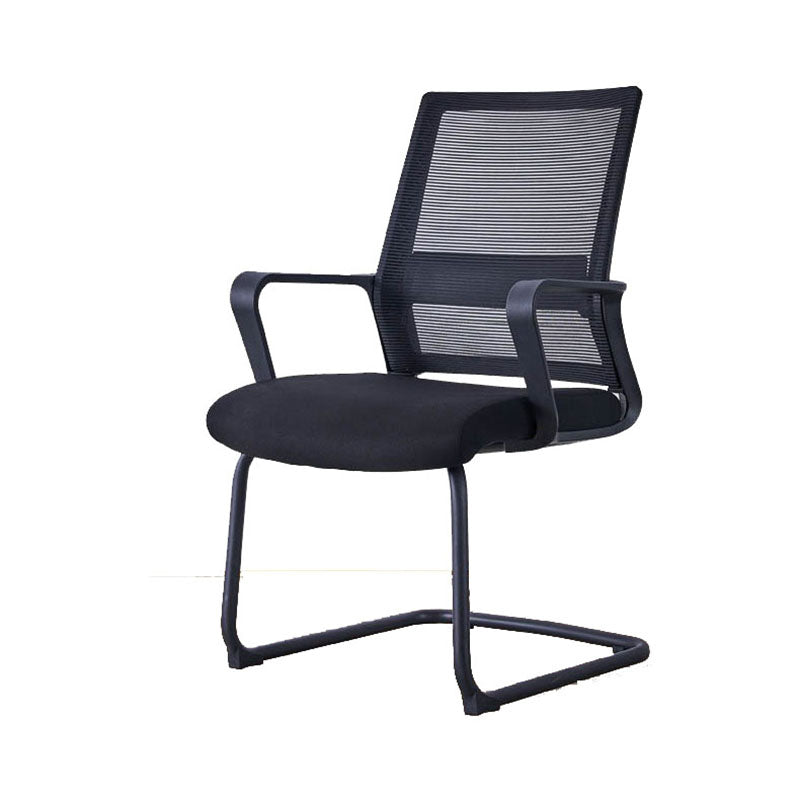 Swivel Fixed Arms Chair Breathable AirGrid Seat and Back Office Chair