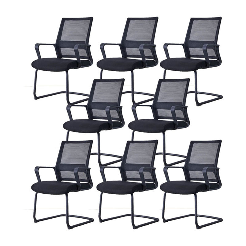 Swivel Fixed Arms Chair Breathable AirGrid Seat and Back Office Chair