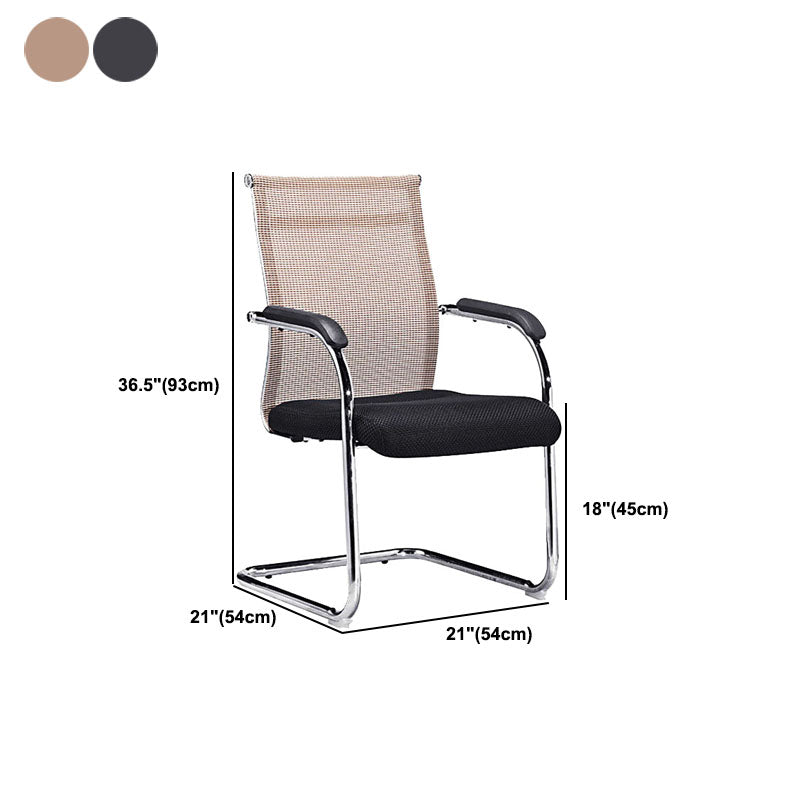 Lumbar Support Conference Chair Modern Metal Conference Chair