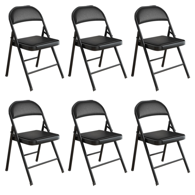 Armless Upholstered Conference Chair Low Back Leather Conference Chair