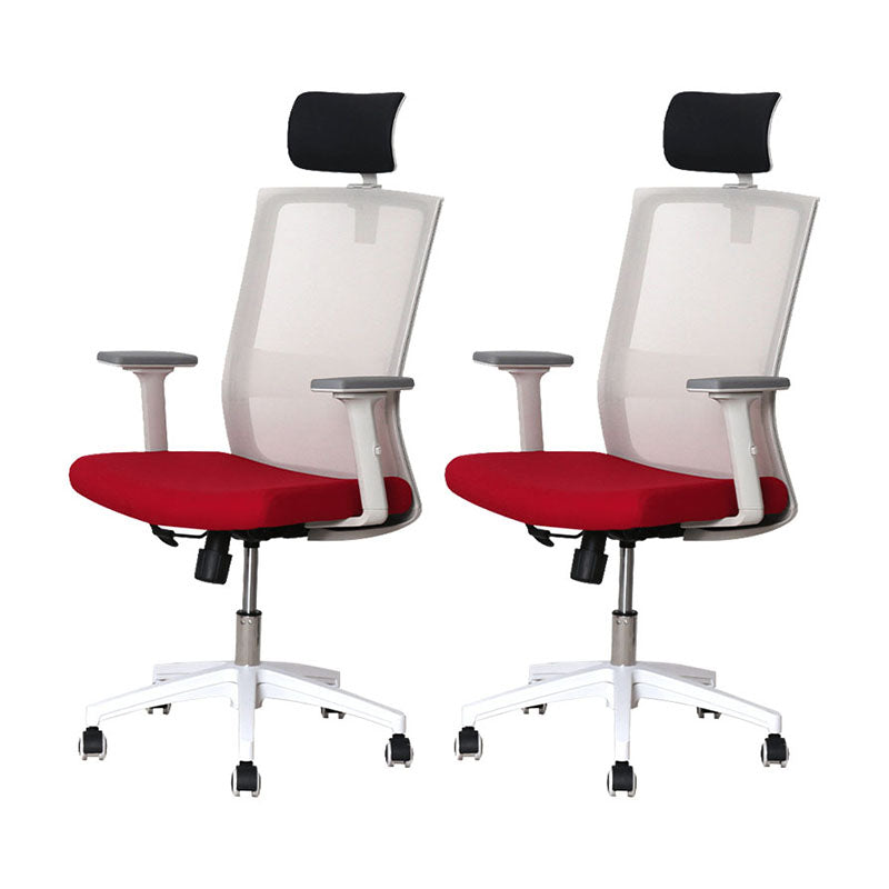 Modern Computer Chair Adjustable Arms Chair Mesh Office Chair