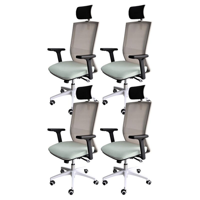 Modern Computer Chair Adjustable Arms Chair Mesh Office Chair