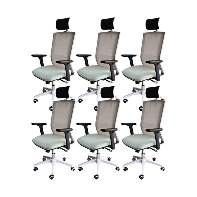 Modern Computer Chair Adjustable Arms Chair Mesh Office Chair