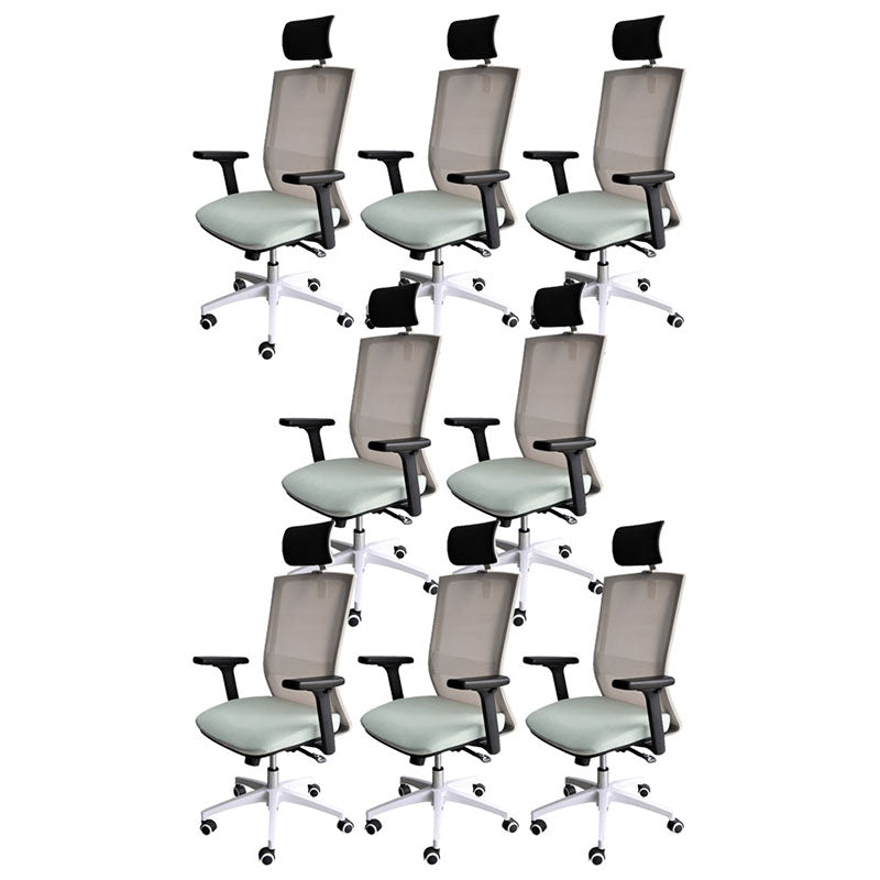 Modern Computer Chair Adjustable Arms Chair Mesh Office Chair