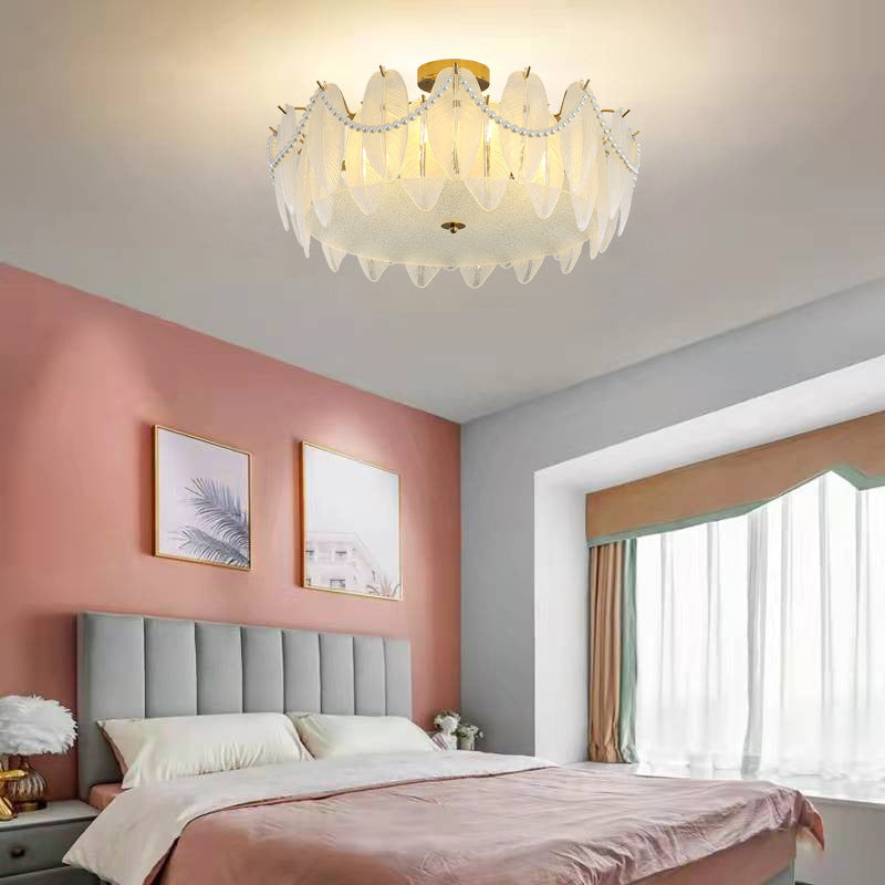 Modern Ceiling Light Minimalist Flush Mount Light Fixture for Bedroom