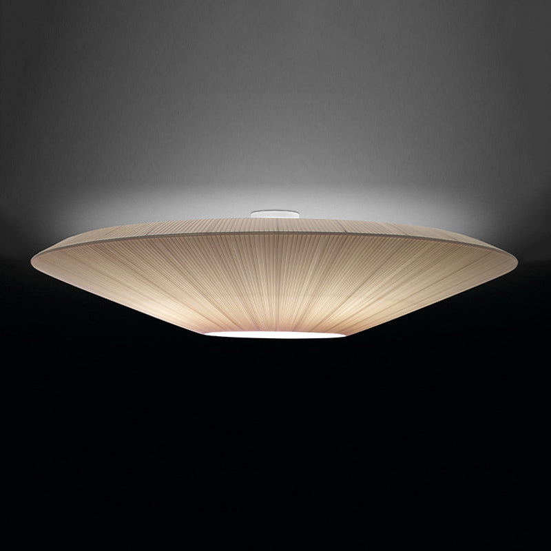 Contemporary Style Round Flush Mount Fixture Metal 1-Light Flush Mount Lighting