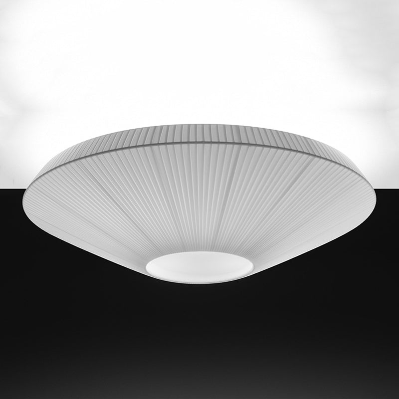 Contemporary Style Round Flush Mount Fixture Metal 1-Light Flush Mount Lighting