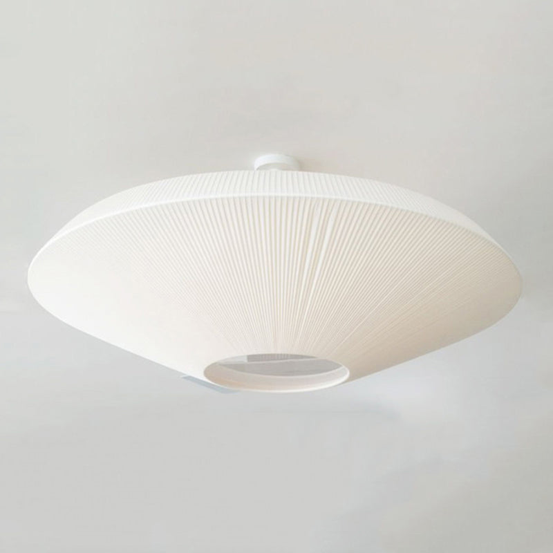 Contemporary Style Round Flush Mount Fixture Metal 1-Light Flush Mount Lighting