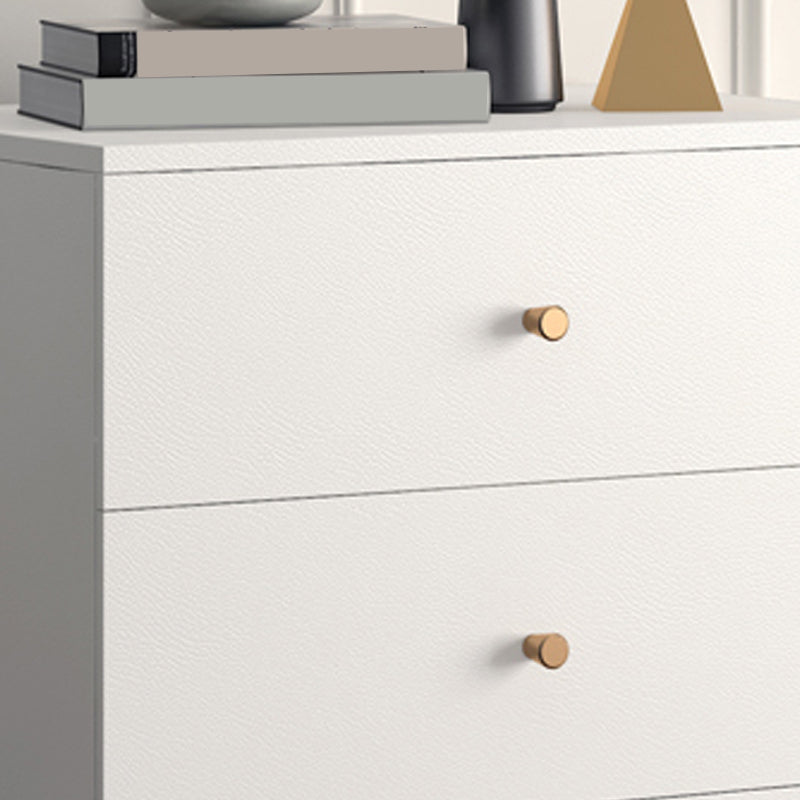 Classic Glam Soft-Close Storage Chest Drawers White Wood Dresser