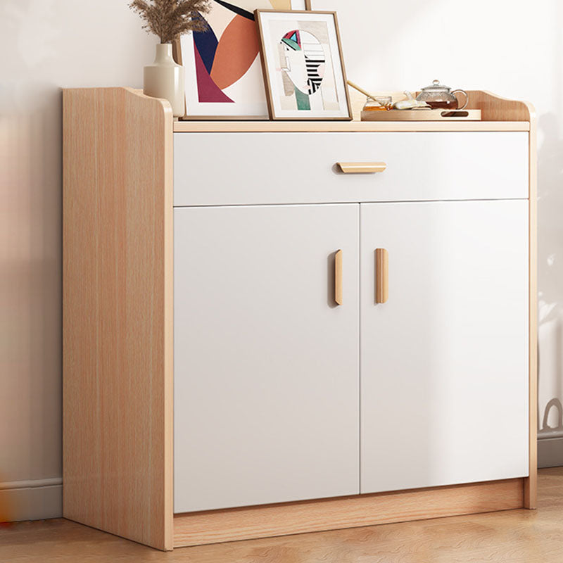 Contemporary Chest Vertical Wooden Combo Dresser with Drawer