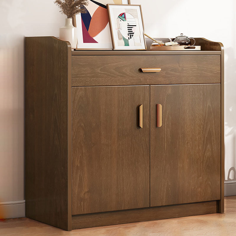 Contemporary Chest Vertical Wooden Combo Dresser with Drawer