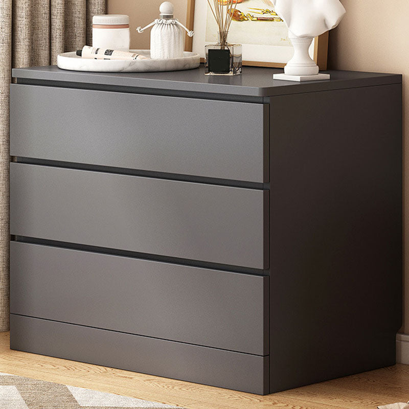 Contemporary Chest Vertical Gray Storage Chest with Drawer for Bedroom