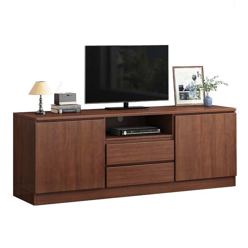 58-inch H Traditional TV Stand Console Wood TV Stand With 2 Doors