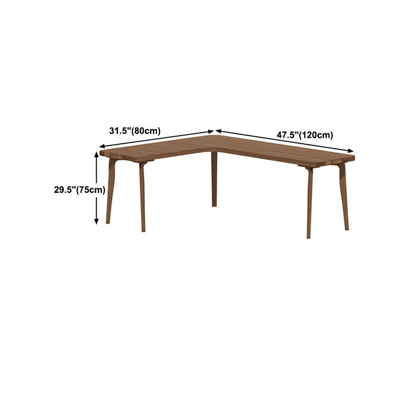 Simple L-Shaped Office Desk 29.6-inch High Home Desk for Bedroom and Living Room