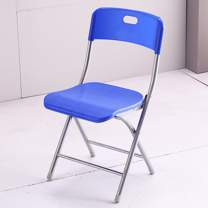 Modern Armless Upholstered Office Chair Plastic Low-Back Office Chair