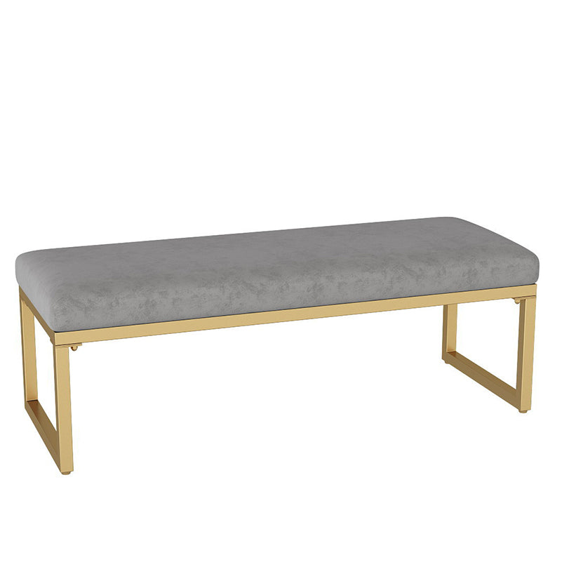 15.75 Inch Wide Modern Cushioned Seating Bench Foam Bench for Bedroom