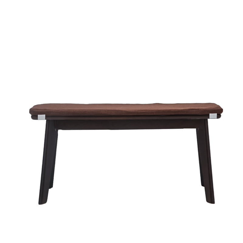 11.8 Inch Wide Modern Seating Bench Solid Wood Rubberwood Bench