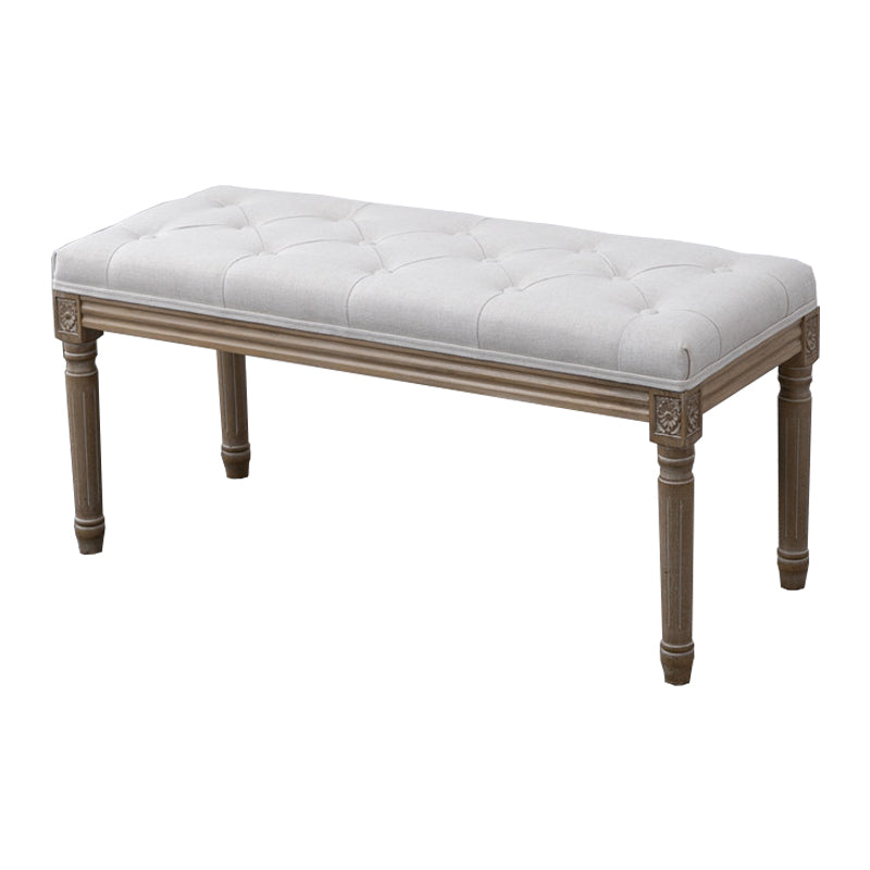 Traditional Solid Wood Seating Bench Distressed Finish Bench