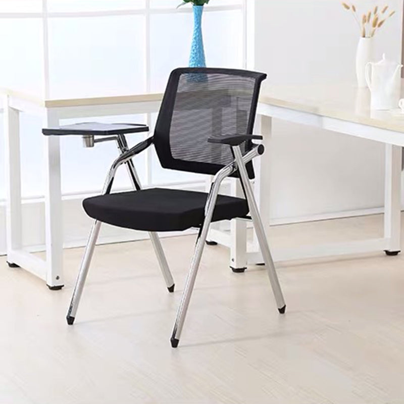 Contemporary Conference Chair Black Mesh Seat and Back Task Chair