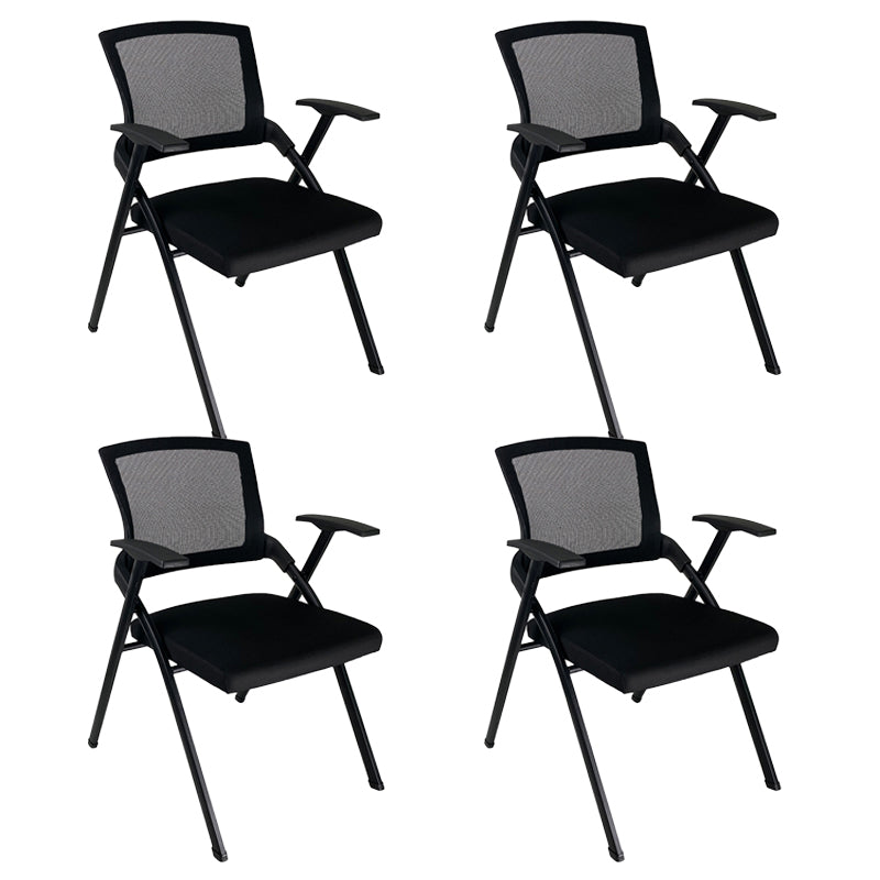 Contemporary Conference Chair Black Mesh Seat and Back Task Chair