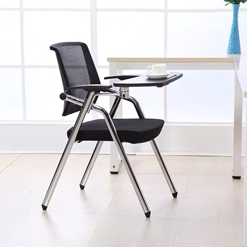 Contemporary Conference Chair Black Mesh Seat and Back Task Chair