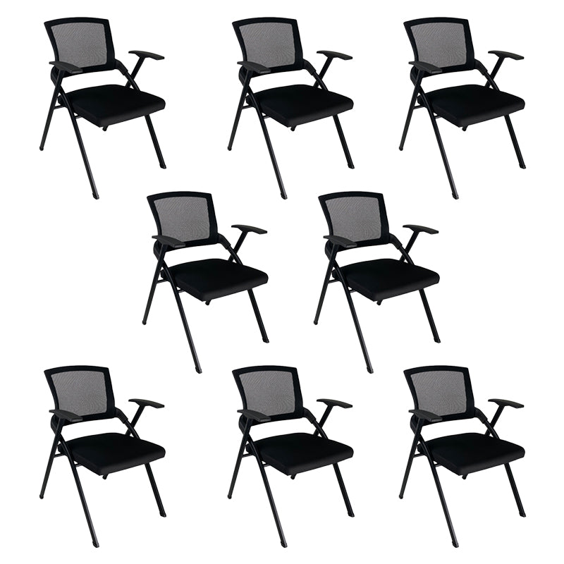 Contemporary Conference Chair Black Mesh Seat and Back Task Chair