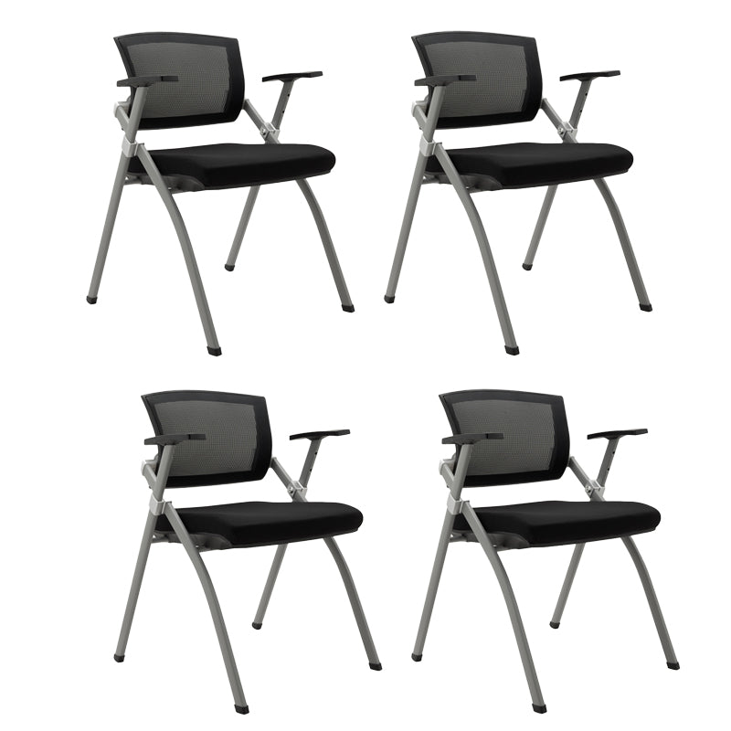 Contemporary Conference Chair Black Mesh Seat and Back Task Chair