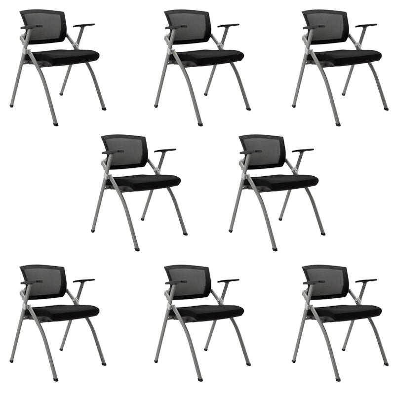 Contemporary Conference Chair Black Mesh Seat and Back Task Chair