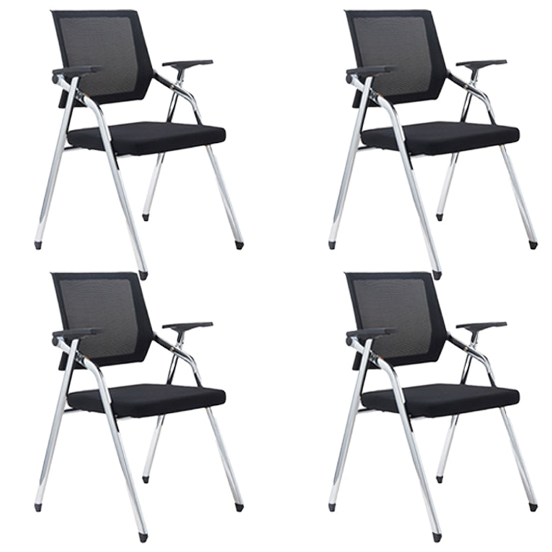 Contemporary Conference Chair Black Mesh Seat and Back Task Chair