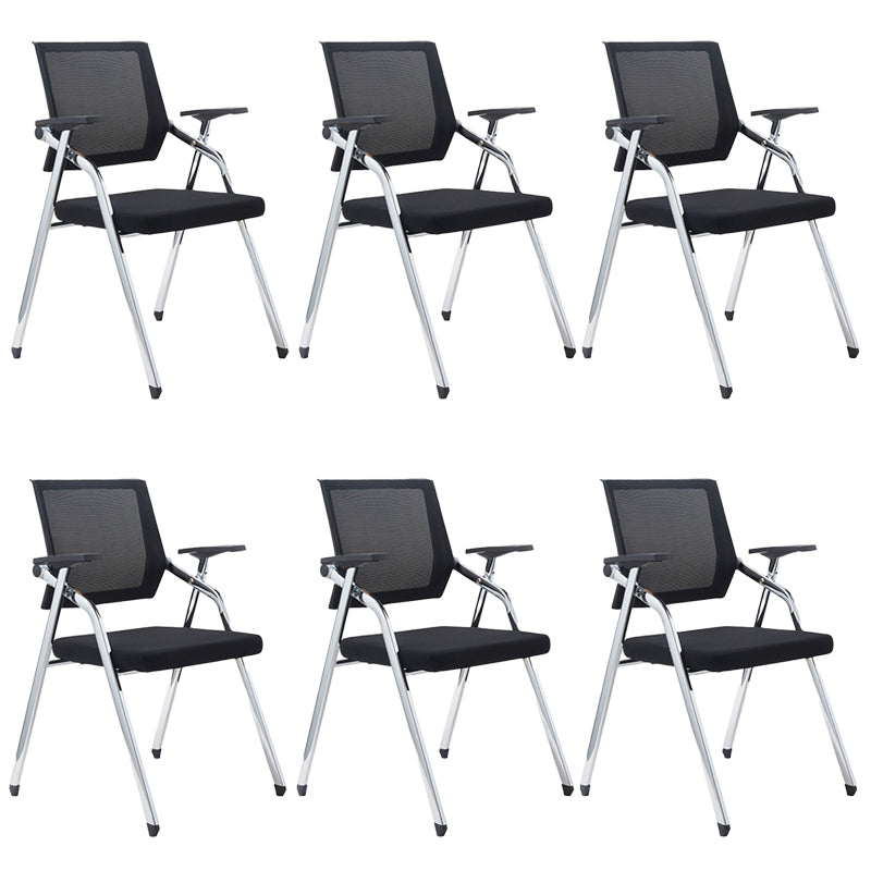 Contemporary Conference Chair Black Mesh Seat and Back Task Chair