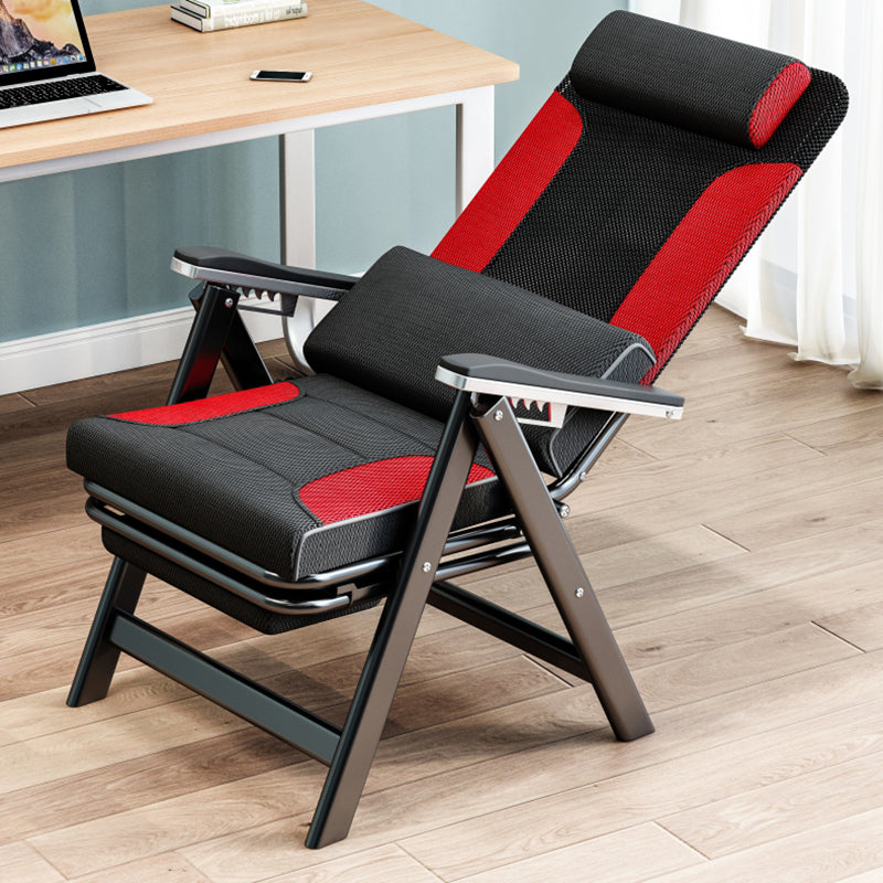 Modern High Back Executive Chair No Wheels Lumbar Support Desk Chair