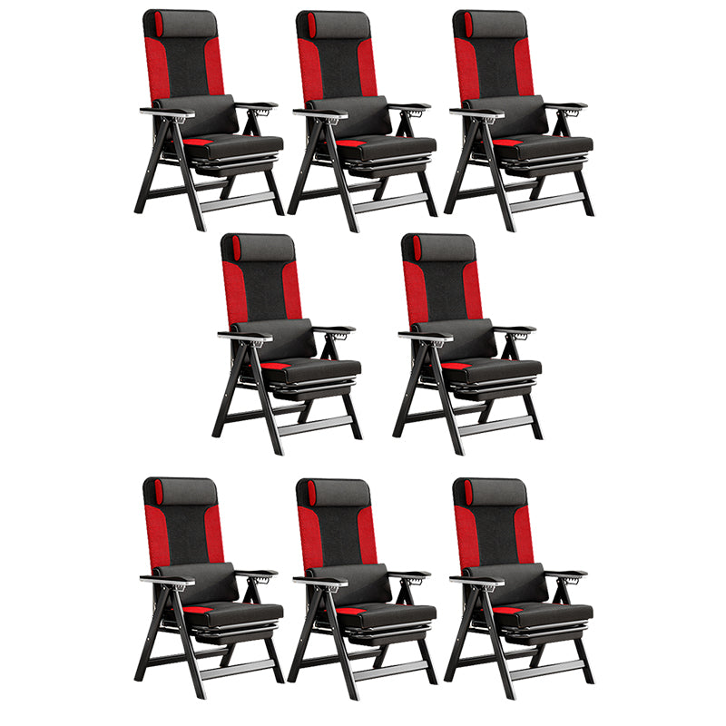 Modern High Back Executive Chair No Wheels Lumbar Support Desk Chair