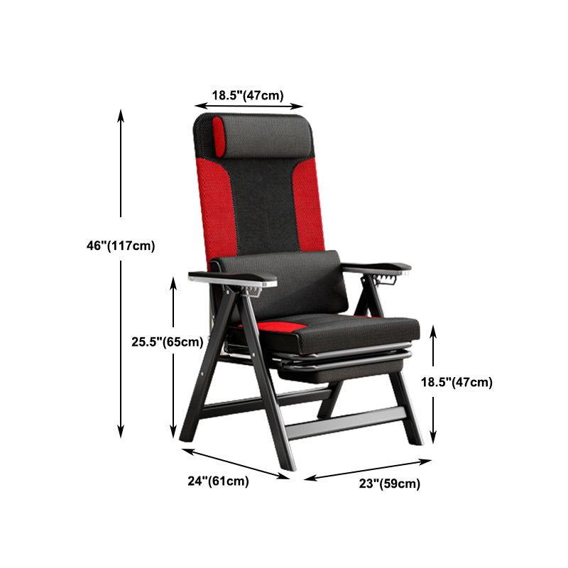 Modern High Back Executive Chair No Wheels Lumbar Support Desk Chair