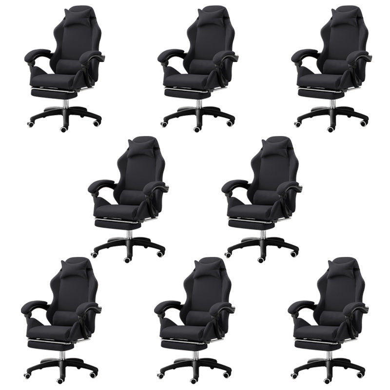 Modern Computer Chair Adjustable Arms Chair Mesh Task Chair with Wheels