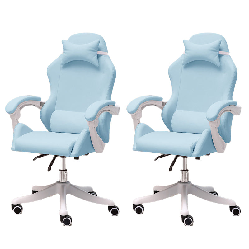 Modern Computer Chair Adjustable Arms Chair Mesh Task Chair with Wheels