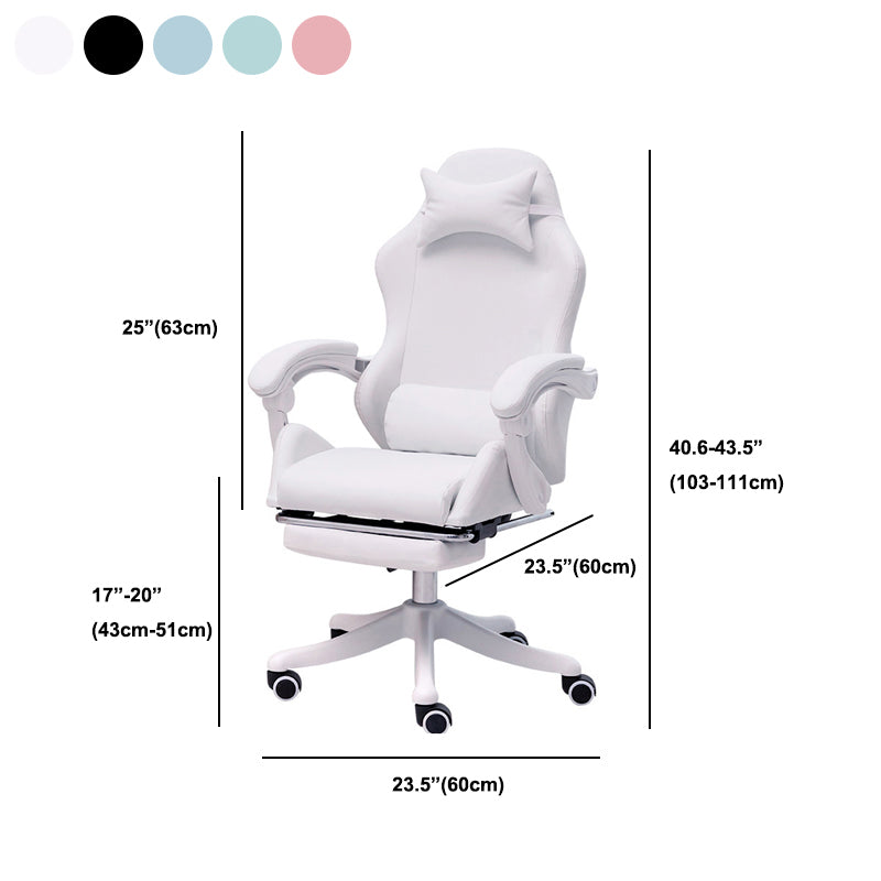 Modern Computer Chair Adjustable Arms Chair Mesh Task Chair with Wheels