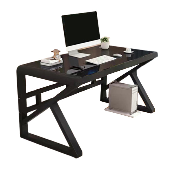 Glass Rectangle Computer Desk Modern & Contemporary Gaming Desk