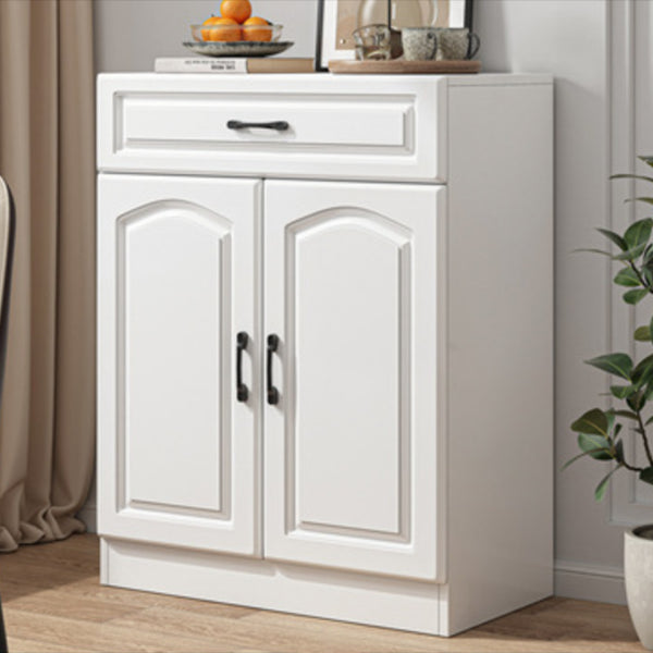 Modern Engineered Wood Sideboard 32"H White Dining Server for Living Room