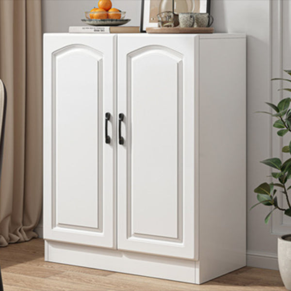 Modern Engineered Wood Sideboard 32"H White Dining Server for Living Room