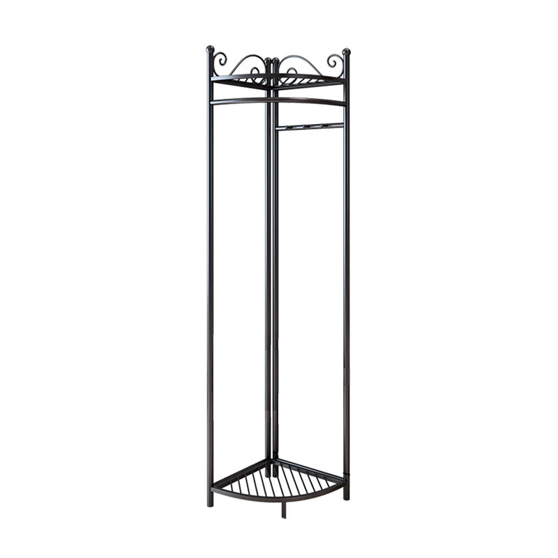 Contemporary Hall Stand Metal Storage Free Standing Coat Hanger Entryway Kit