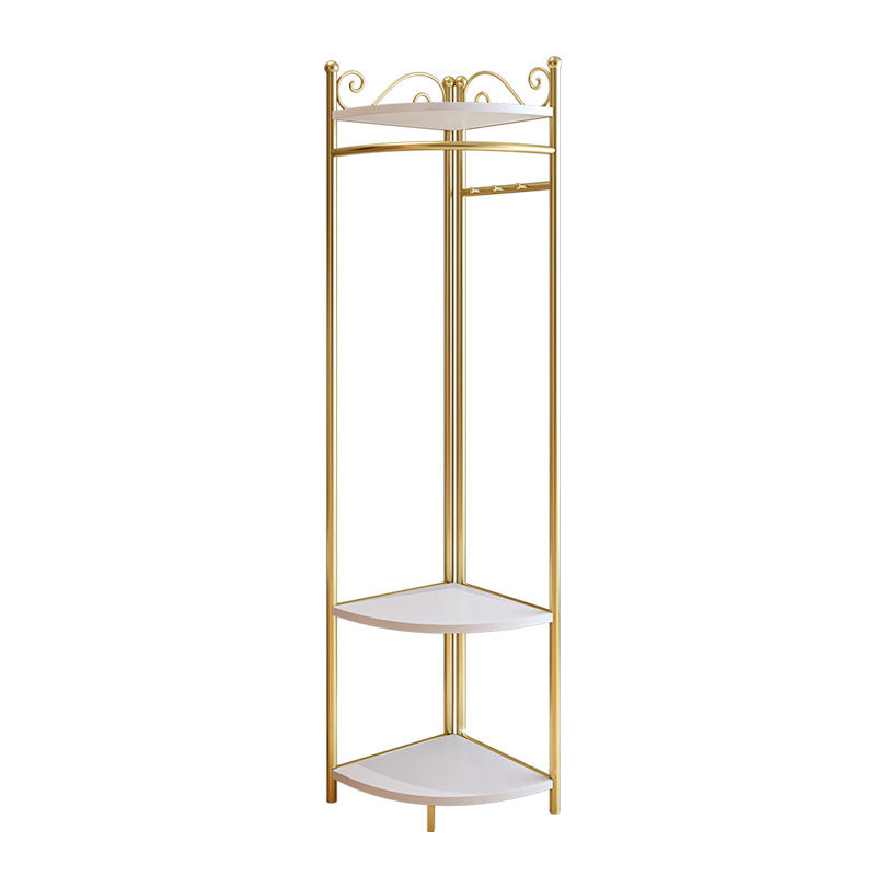 Contemporary Hall Stand Metal Storage Free Standing Coat Hanger Entryway Kit