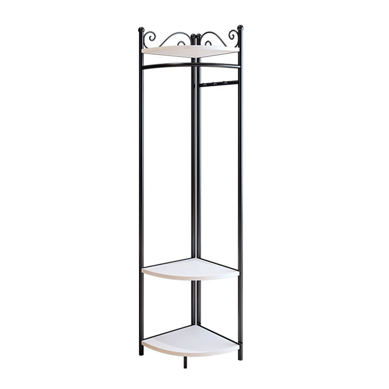 Contemporary Hall Stand Metal Storage Free Standing Coat Hanger Entryway Kit