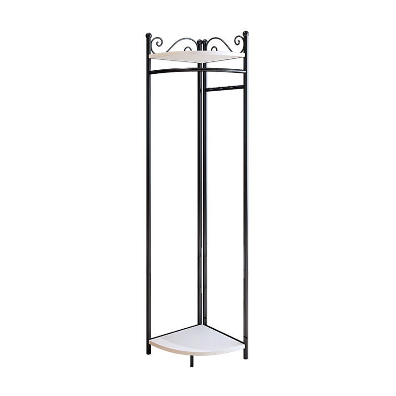 Contemporary Hall Stand Metal Storage Free Standing Coat Hanger Entryway Kit