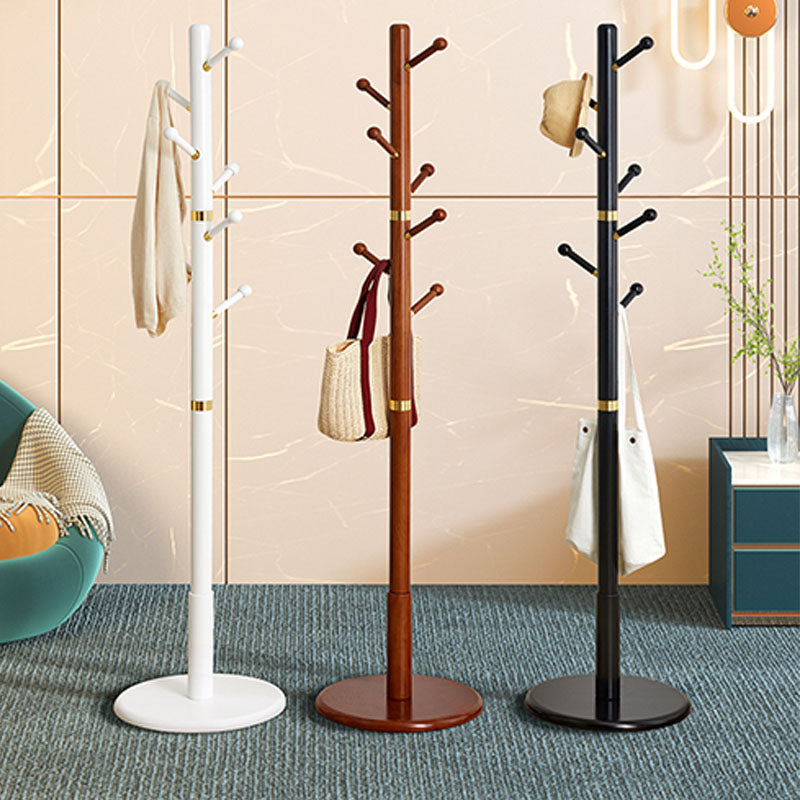 Entryway Kit Hooks Modern Hall Tree Engineered Wood Coat Rack