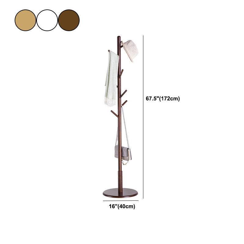 Entryway Kit Hooks Modern Hall Tree Engineered Wood Coat Rack