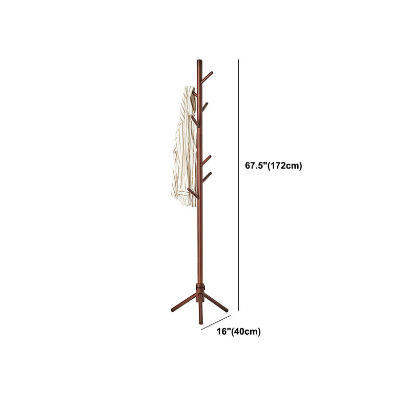 Entryway Kit Hooks Modern Hall Tree Engineered Wood Coat Rack