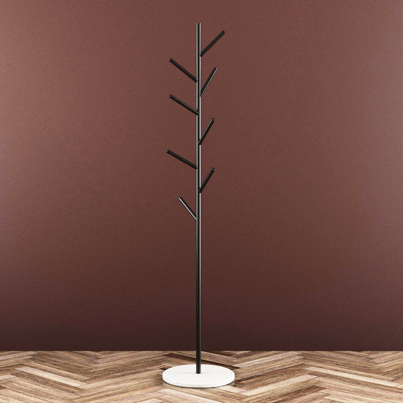 Modern Metal Entry Hall Tree Hooks Hall Tree Wave Shape Coat Hanger